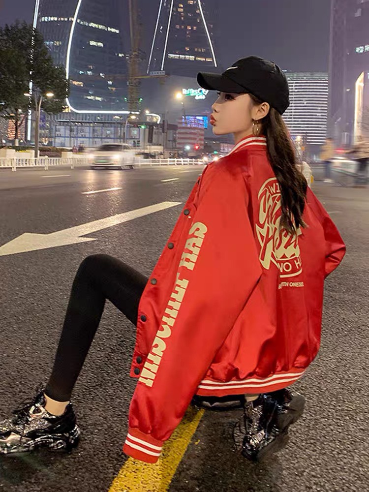[HCM]ÁO KHOÁC DÙ NỮ BOMBER PHONG CÁCH BÓNG CHÀY NGẦU ĐẸP CÁ TÍNH GLD