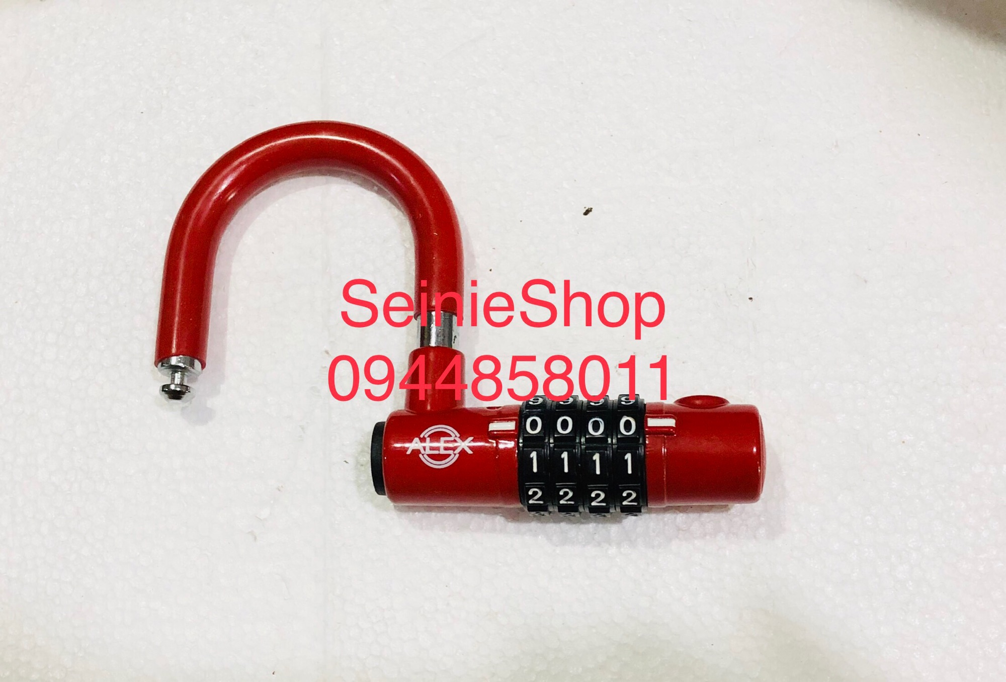 Ổ khoá số tự chọn ALEX có tem chống hàng giả