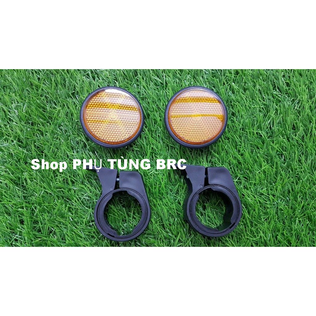 Mắt mèo tròn phản quang gắn phuột trước