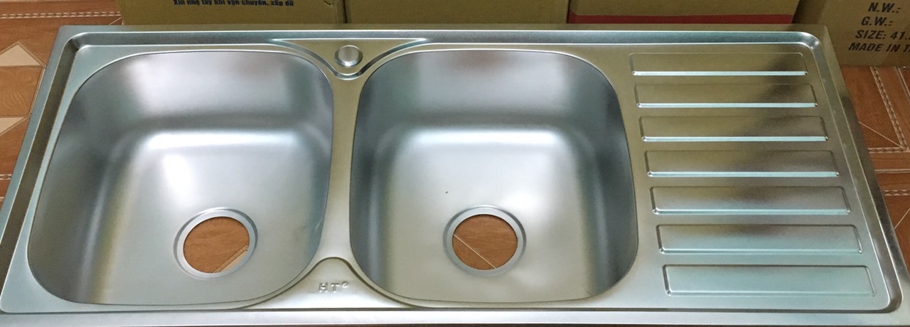 CHẬU RỬA CHÉN 2 HỘC 1 CÁNH 100×46×24 – GIẢI PHÁP TIỆN NGHI CHO GIAN BẾP HIỆN ĐẠI