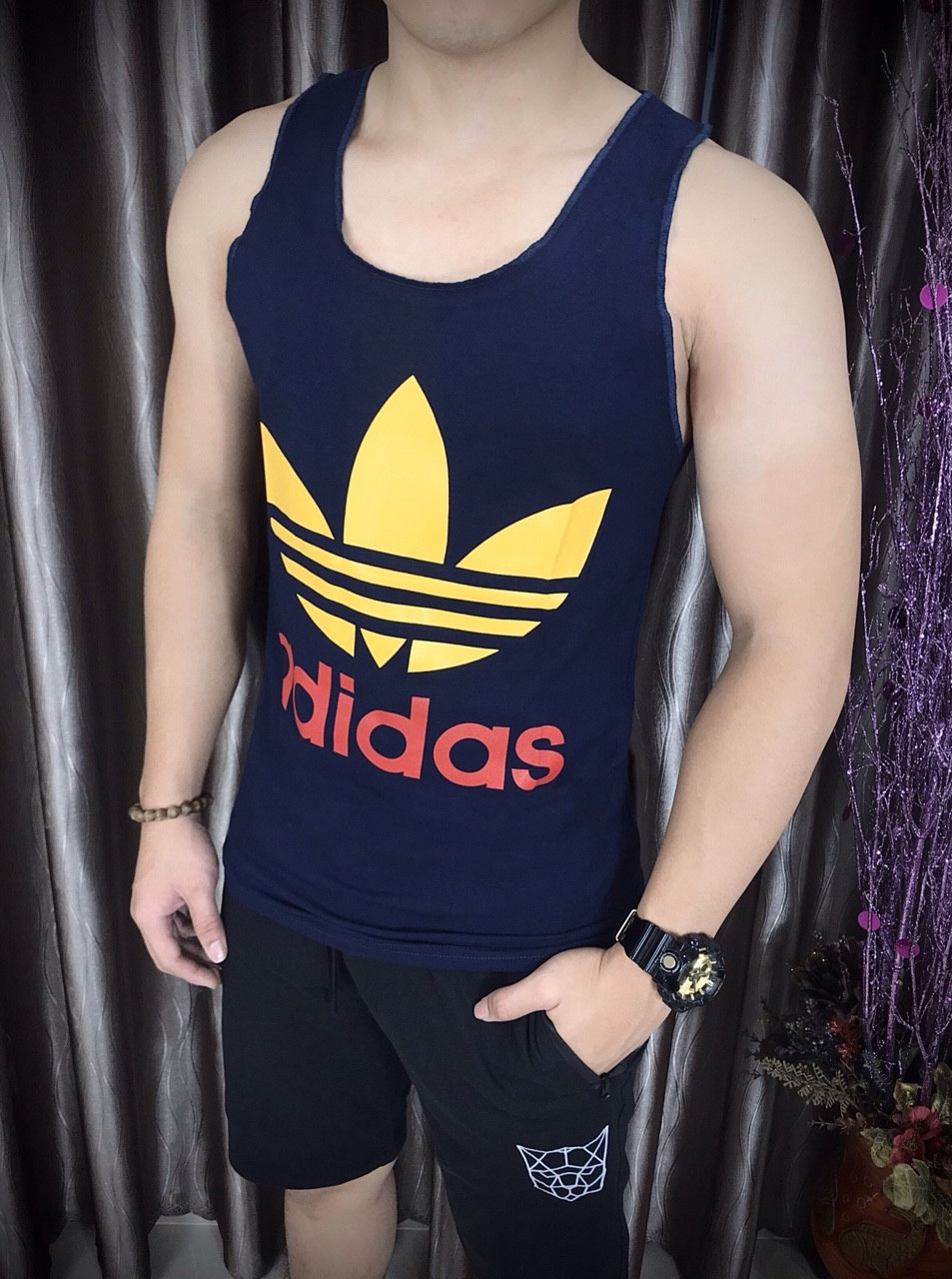 Áo thun ba lỗ nam BL100004  (Free size)