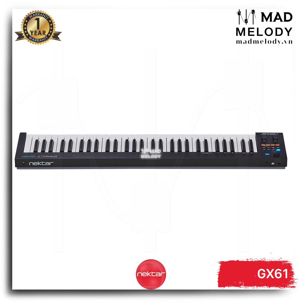 Nektar Impact GX61 Keyboard Controller (đàn soạn nhạc 61 phím NEW)
