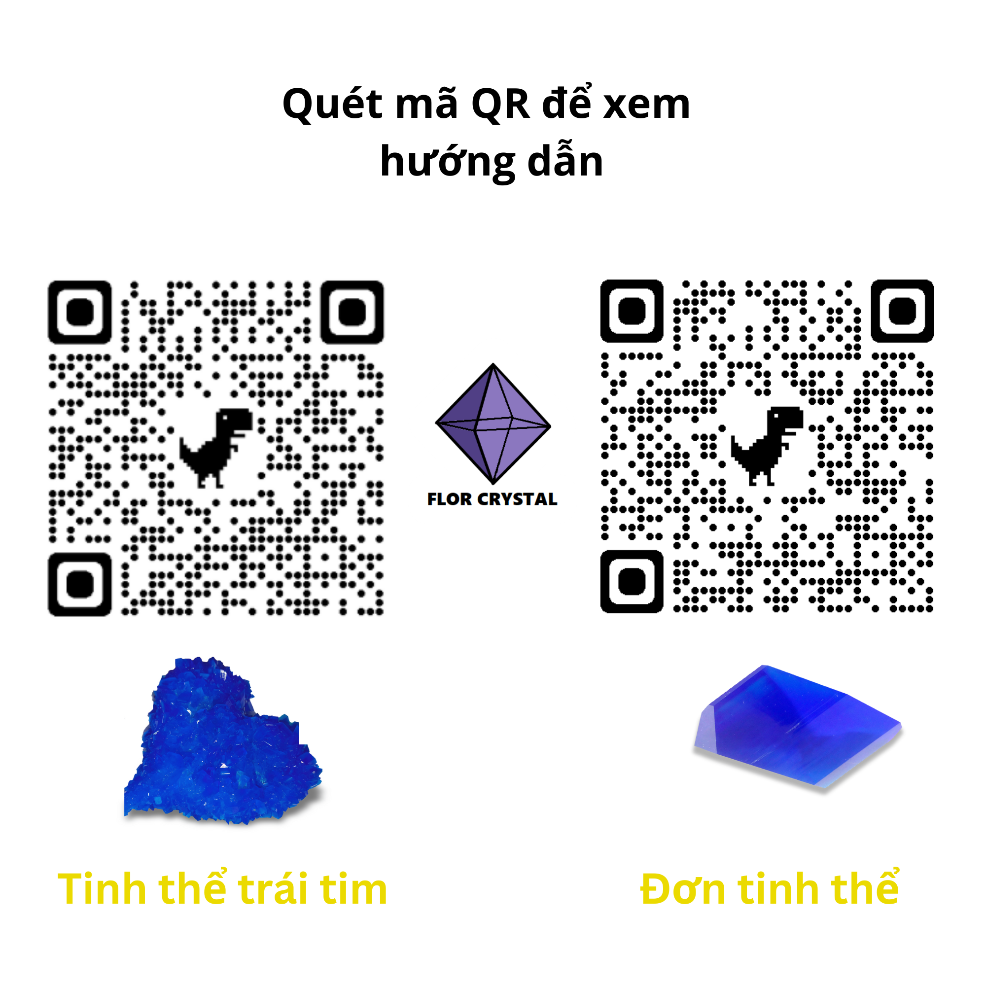 Bộ nuôi tinh thể combo CuSO4 Đồng II Sunfat