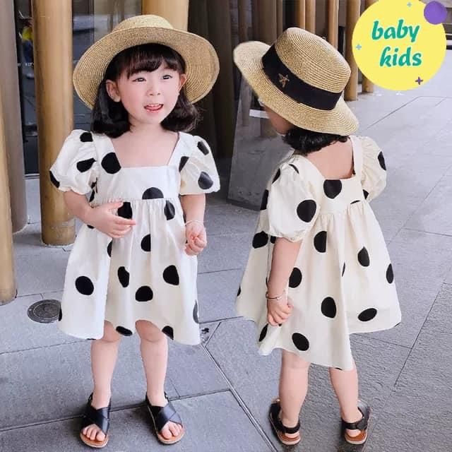 váy chấm bi cho bé 8-20kg