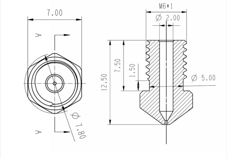 Đầu đùn nhựa E3D cho máy in 3D