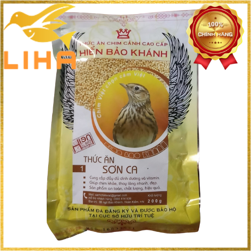Cám Sơn Ca Hiển Bảo Khánh (Số 1) 200gr - Dành Cho Chim Dưỡng - Thay Lông