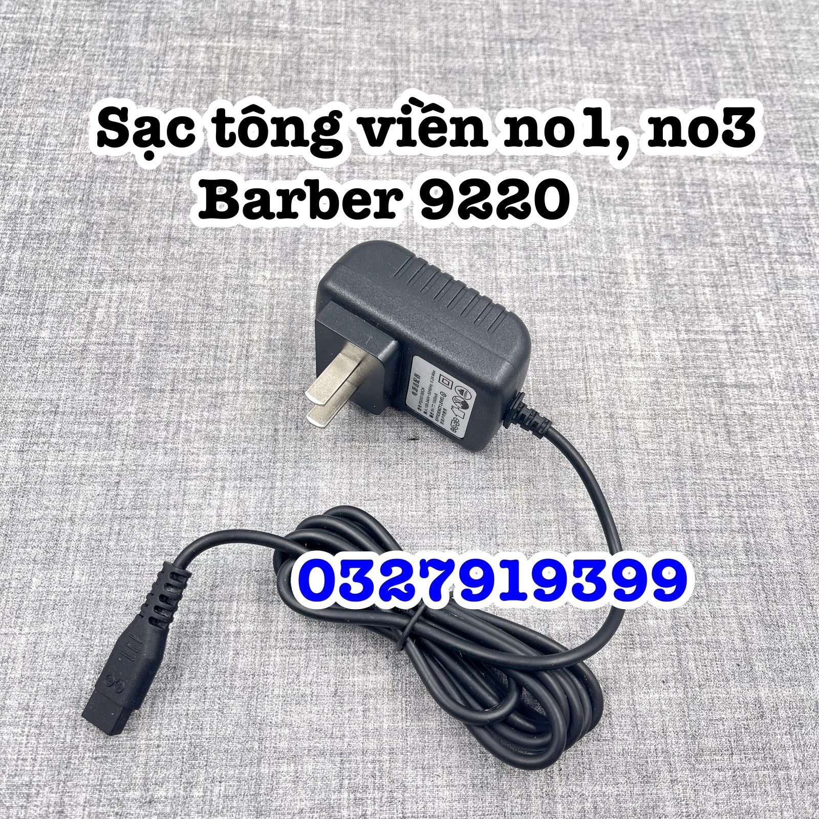 Sạc tông đơ viền Barber 9220 , Pheaton No 3, Pheaton No 1