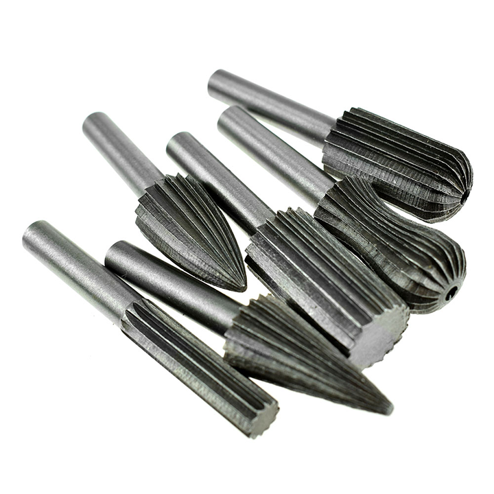 [HCM]Bộ 6 mũi mài khắc gỗ lũa trục 6mm