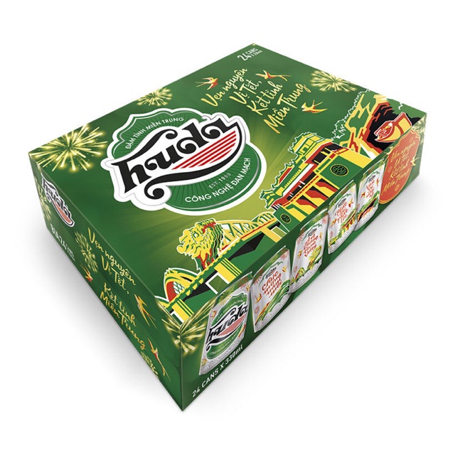 bia huda thùng 24 lon