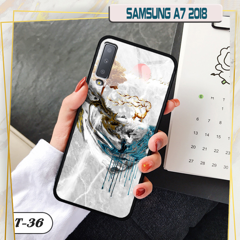 Ốp kính 3D Samsung GALAXY A7 2018