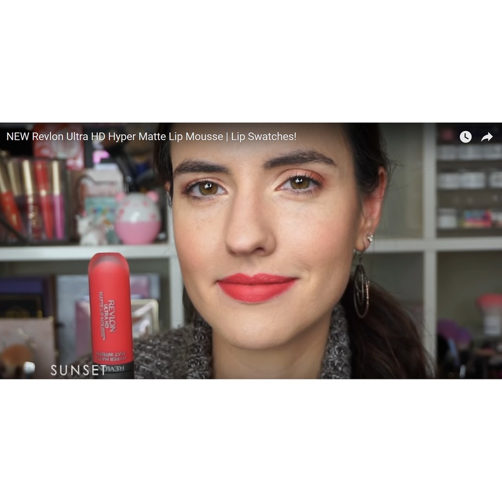 Son siêu lì Revlon Ultra HD Matte Lip Mousse Hyper Matte nhiều màu lựa chọn
