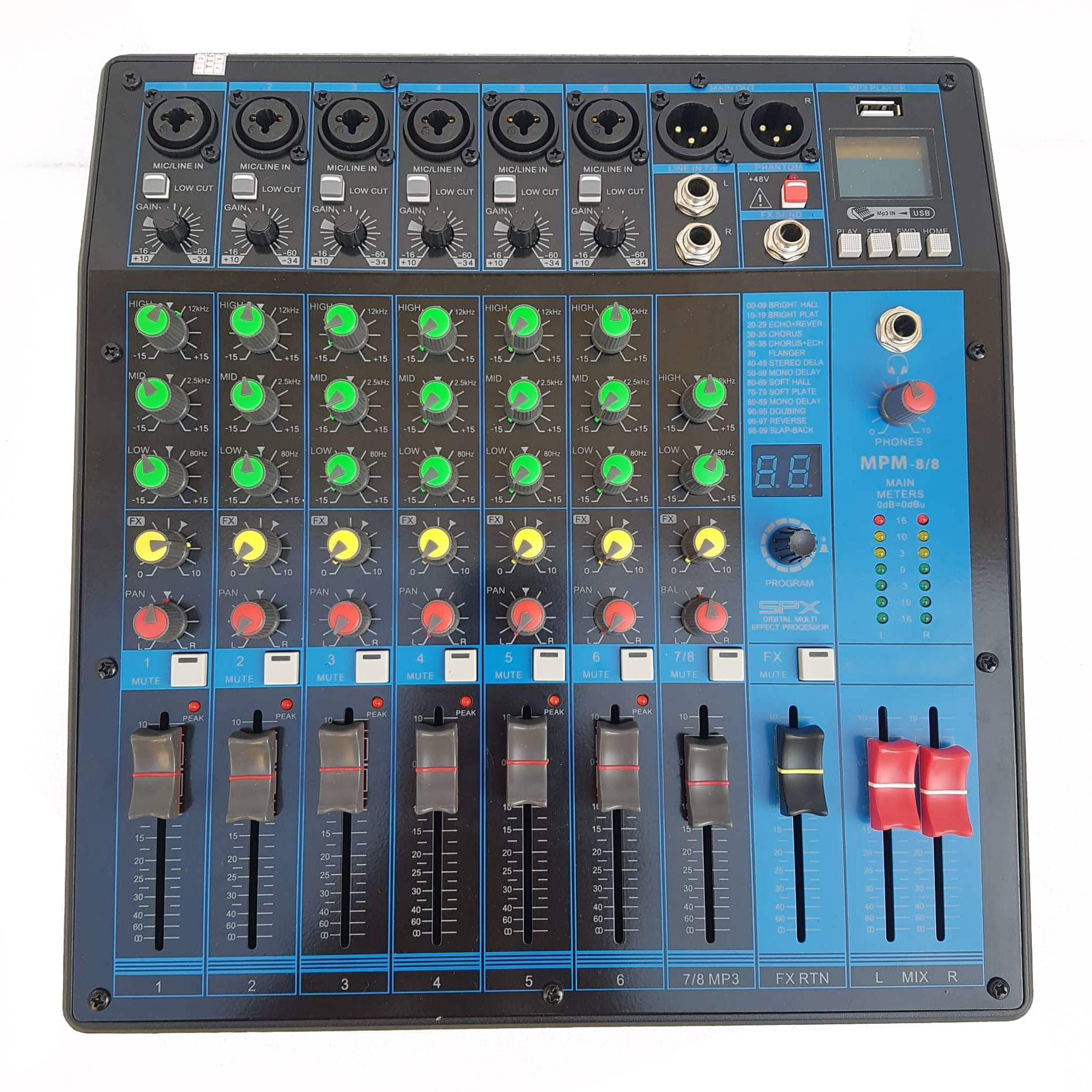 Bàn Mixer karaoke MPM-8/8 có Bluetooth