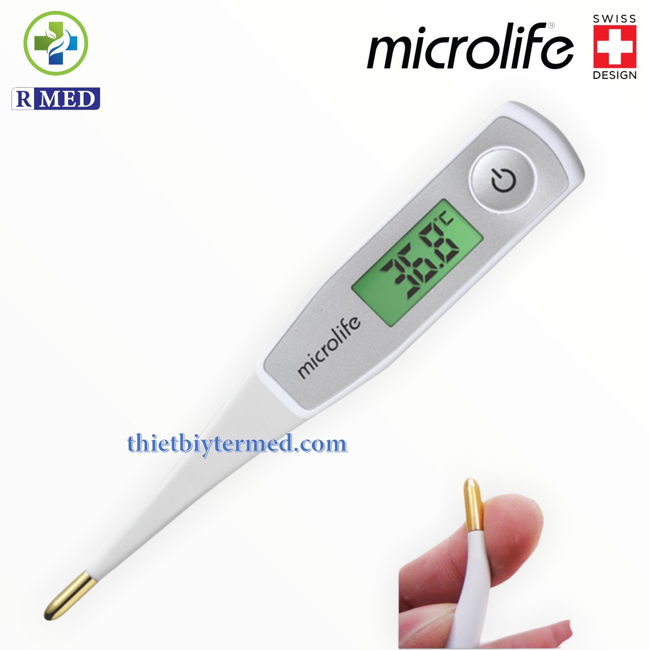 Nhiệt Kế Điện Tử Kẹp Nách Microlife MT550 (10 Giây)