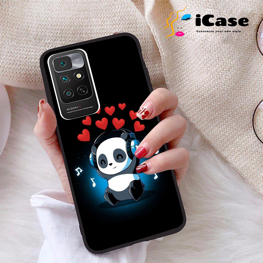 Ốp lưng Xiaomi Redmi Note 11 4G viền dẻo TPU BST Panda