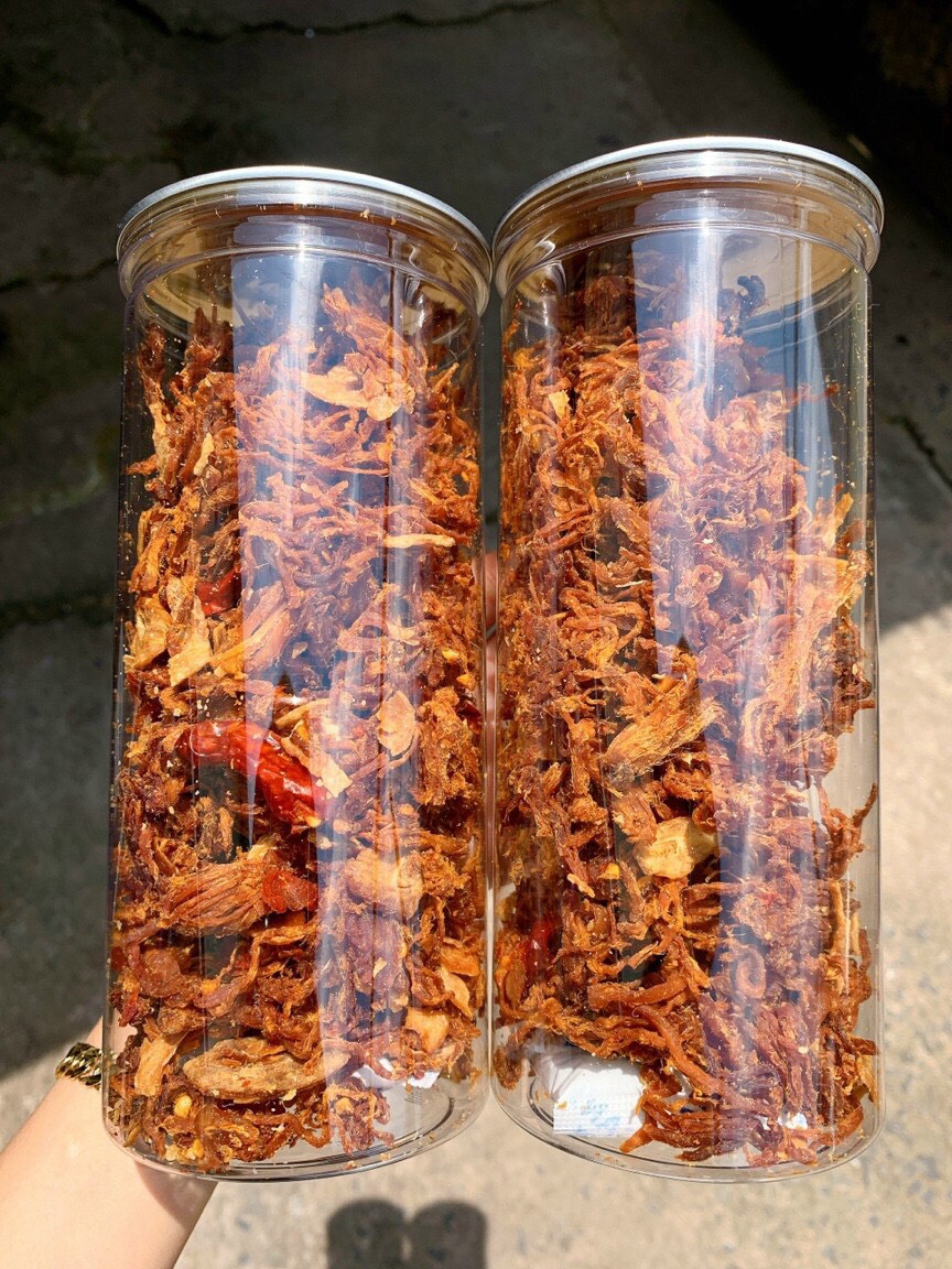 Khô heo cháy tỏi 300g