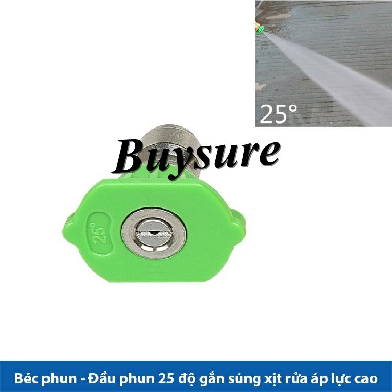 Đầu béc rửa xe cao áp 0 - 15 - 25 - 40 độ các loại dùng nối nhanh