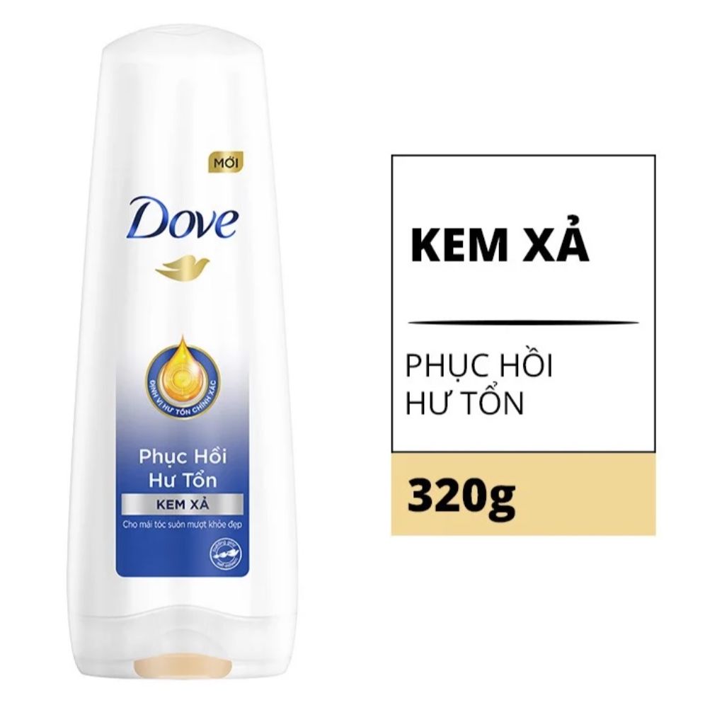 DẦU XẢ DOVE PHỤC HỒI HƯ TỔN 320gr