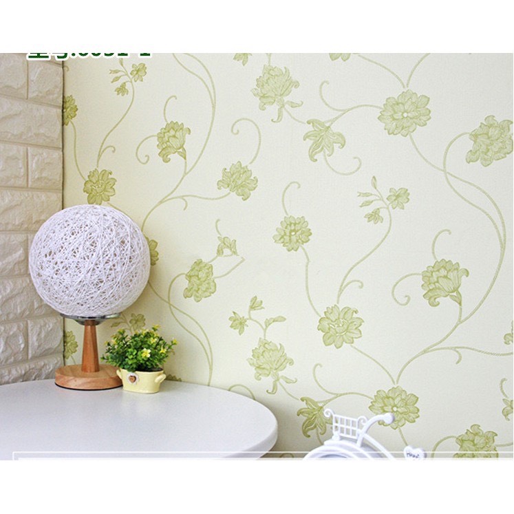 5 Mét Giấy Dán Tường, Khổ 45CM Rộng Decal PVC Trang Trí ( có keo ) - MẪU HOA LÁ THIÊN NHIÊN PT116