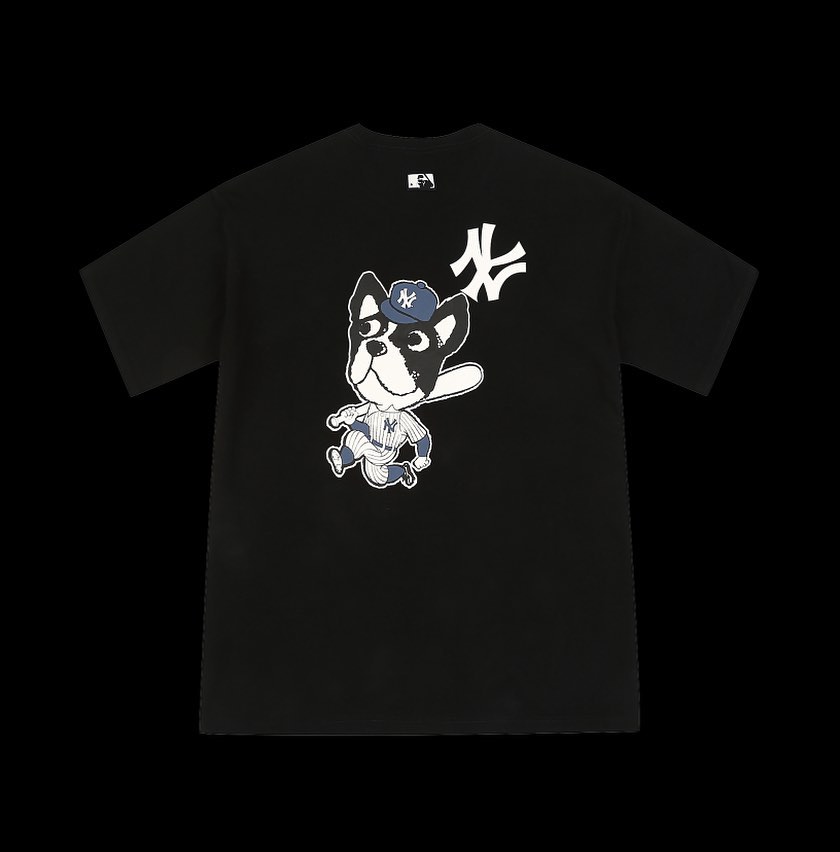[HCM]Áo Thun MLB Chú Cún Bark New York Yankees
