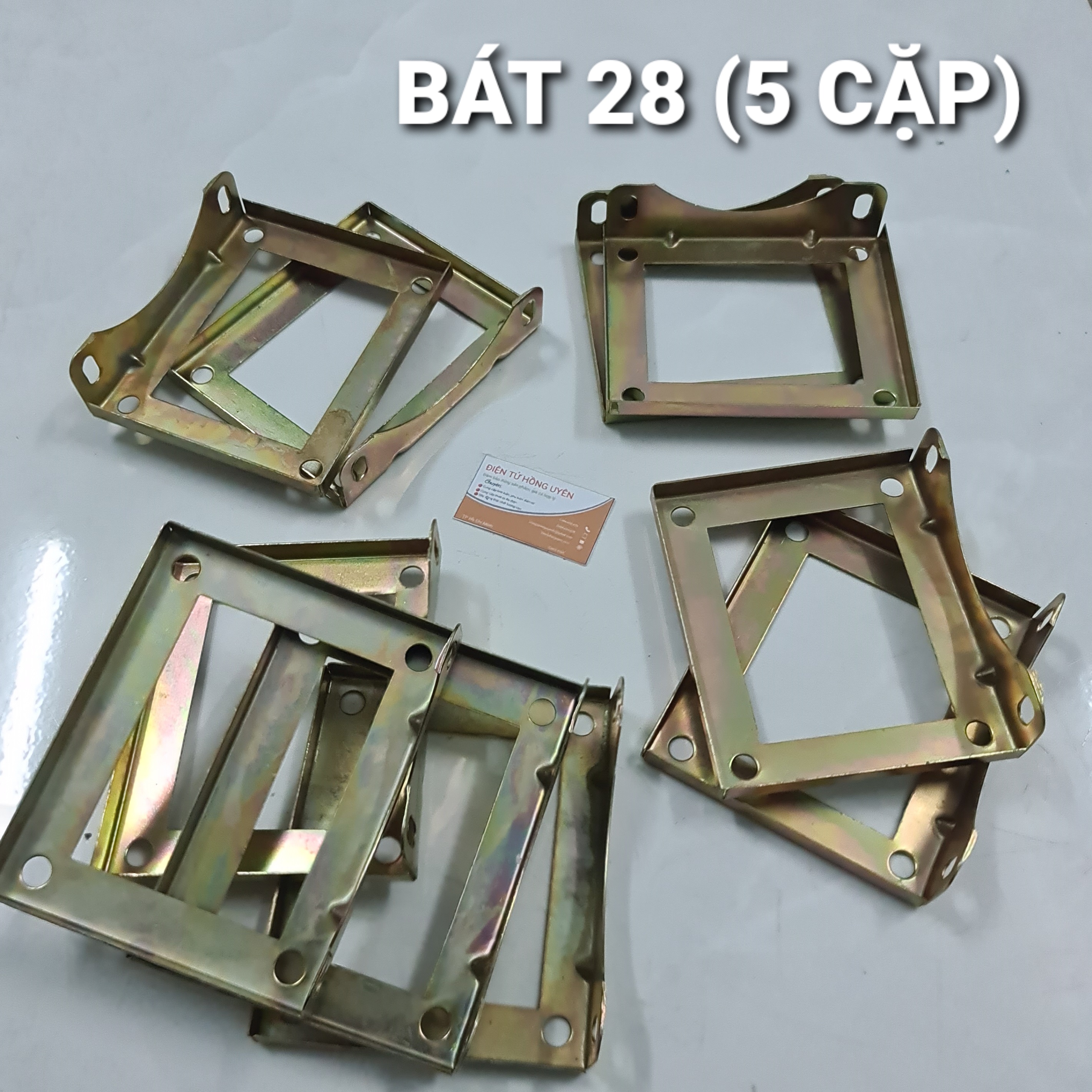Bát gông phe 28 (10 cái). Bát sắt để gông biến áp chắc chắn