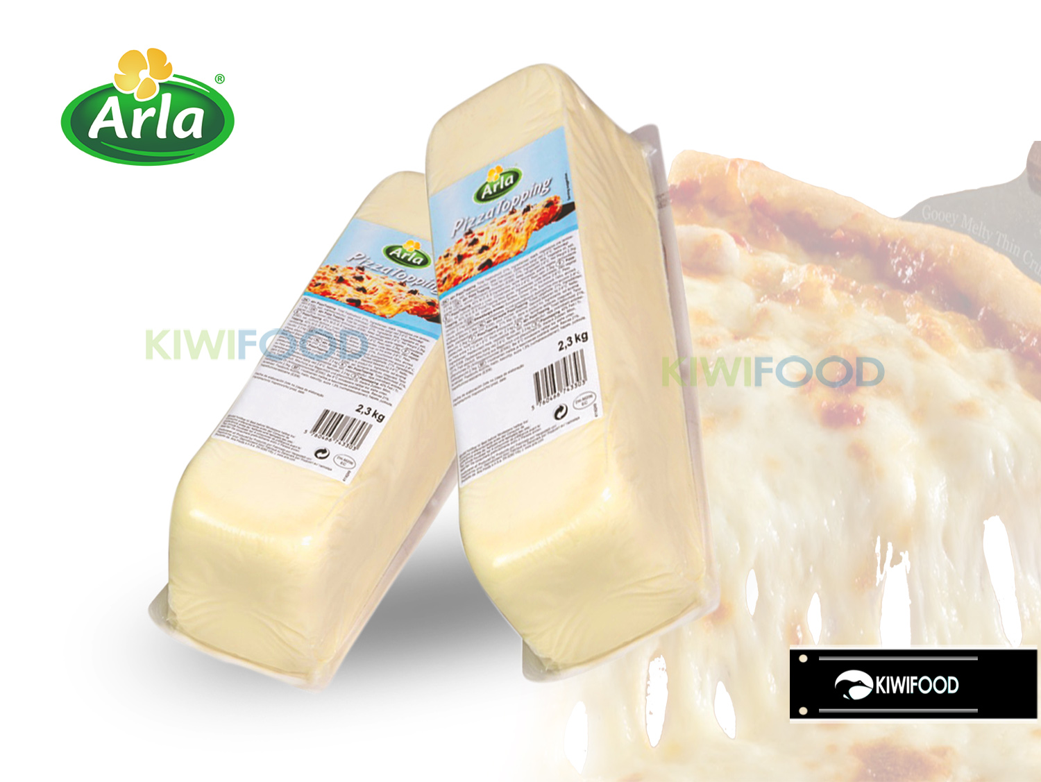 Phomai mozzarella hiệu kiwi miếng 200g