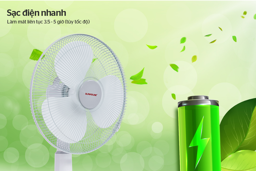 QUẠT TÍCH ĐIỆN SUNHOUSE SH762