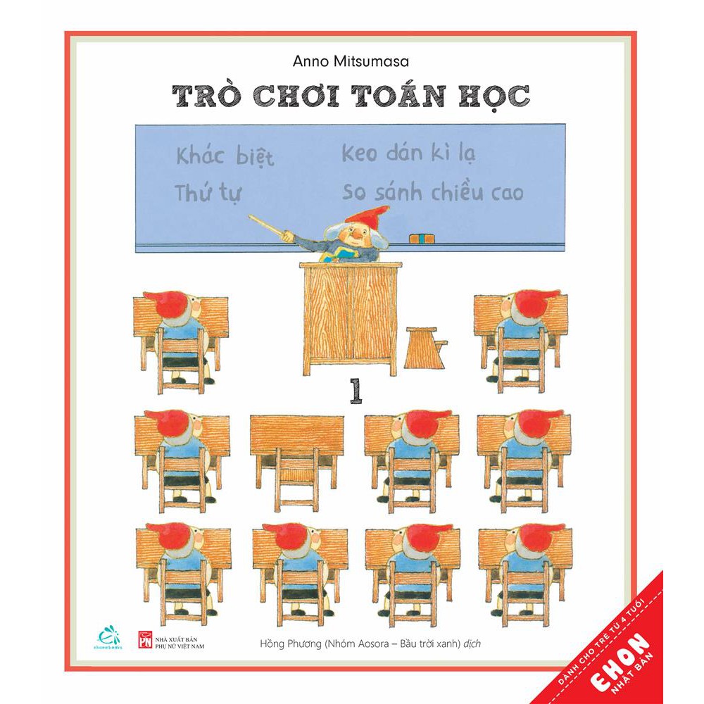 Sách Ehon Trò Chơi Toán Học Tập 1