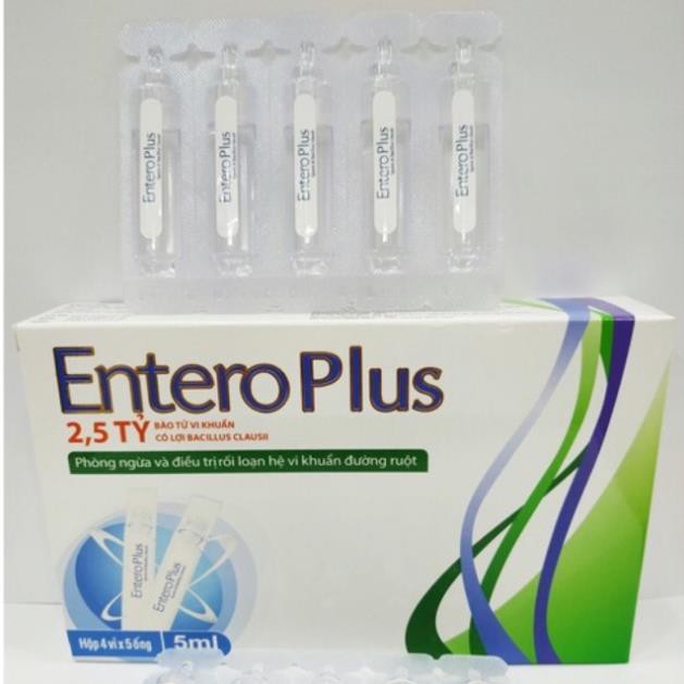 [HCM]Men Vi Sinh Entero Plus Cân Bằng Hệ Vi Sinh Đường Ruột Hộp 20 Ống