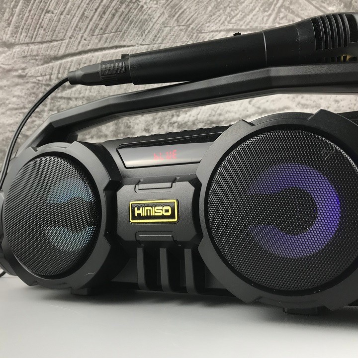 Loa karaoke bluetooth Kimiso KM-S1 tặng kèm mic hát