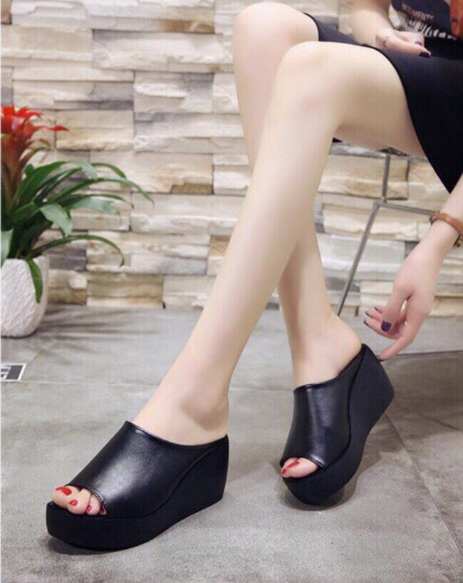 [HCM]Dép đế xuồng da thật cao cấp
