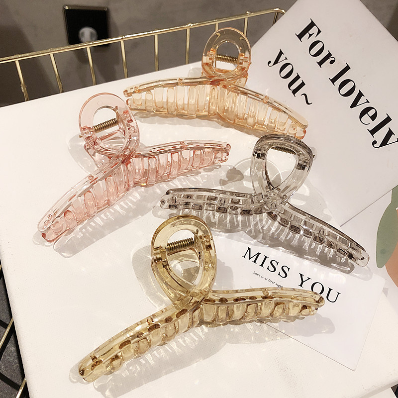 KOREMI Kẹp Tóc Càng Cua Hairpin Limpid Y