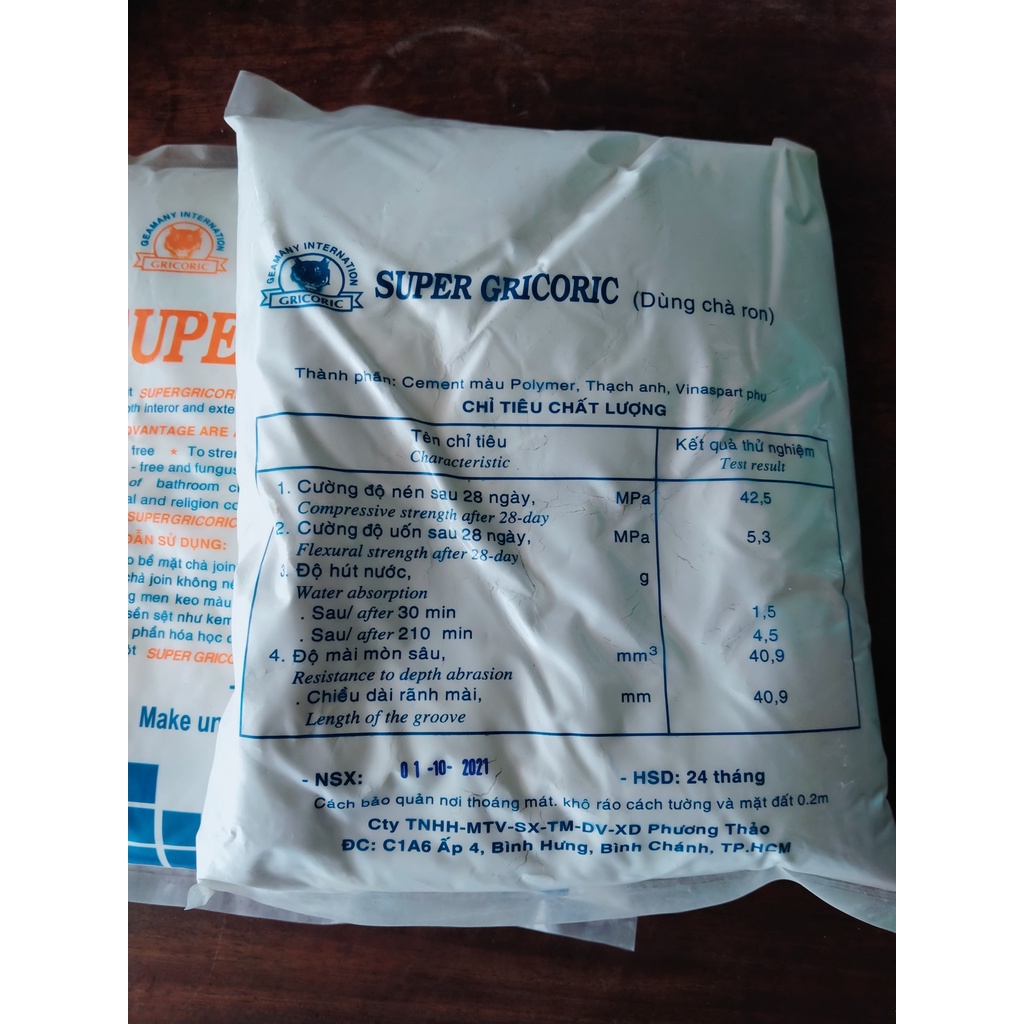 Keo chà ron SUPER GRICORIC - bịch 1Kg