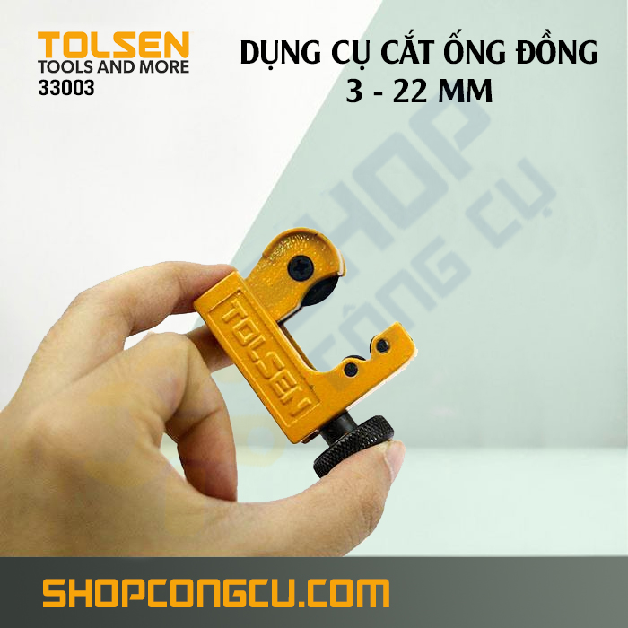 [HCM]Dụng cụ cắt ống đồng 3-22mm Tolsen 33003