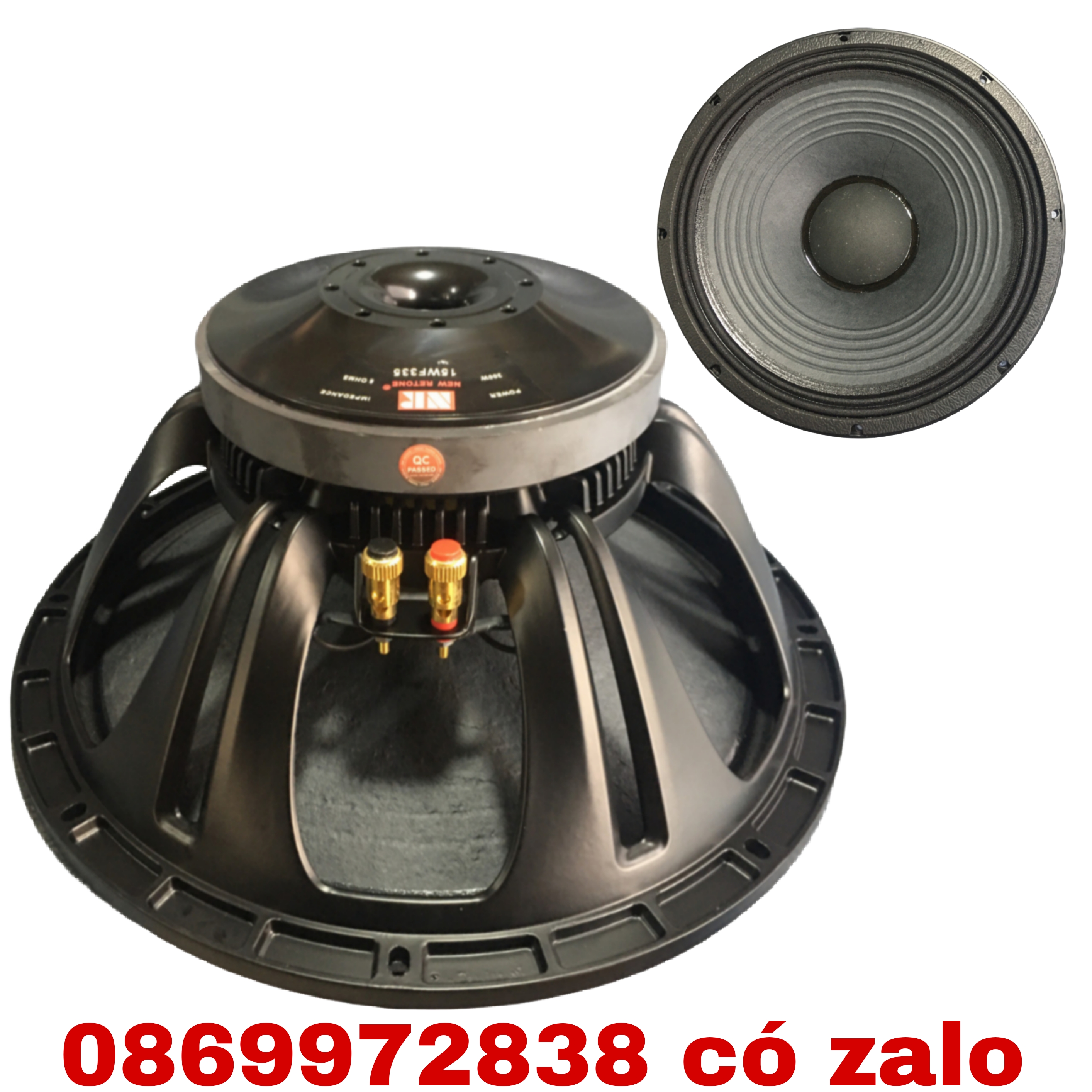 Loa bass 40 nr từ 190 coil 76 khung nhôm - giá 2 loa - mã 15wf335