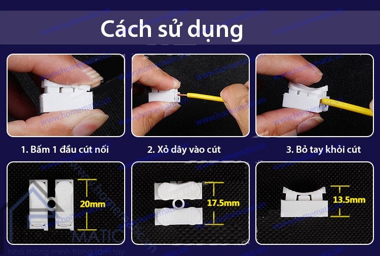 [HCM]Bộ 10 Cút nối dây điện CH-2