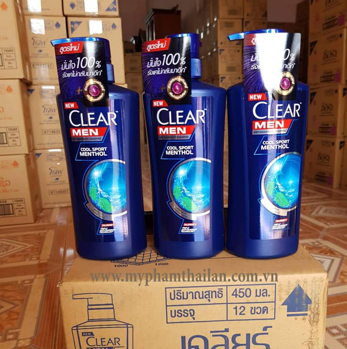 Dầu gội Clear Men Thái Lan