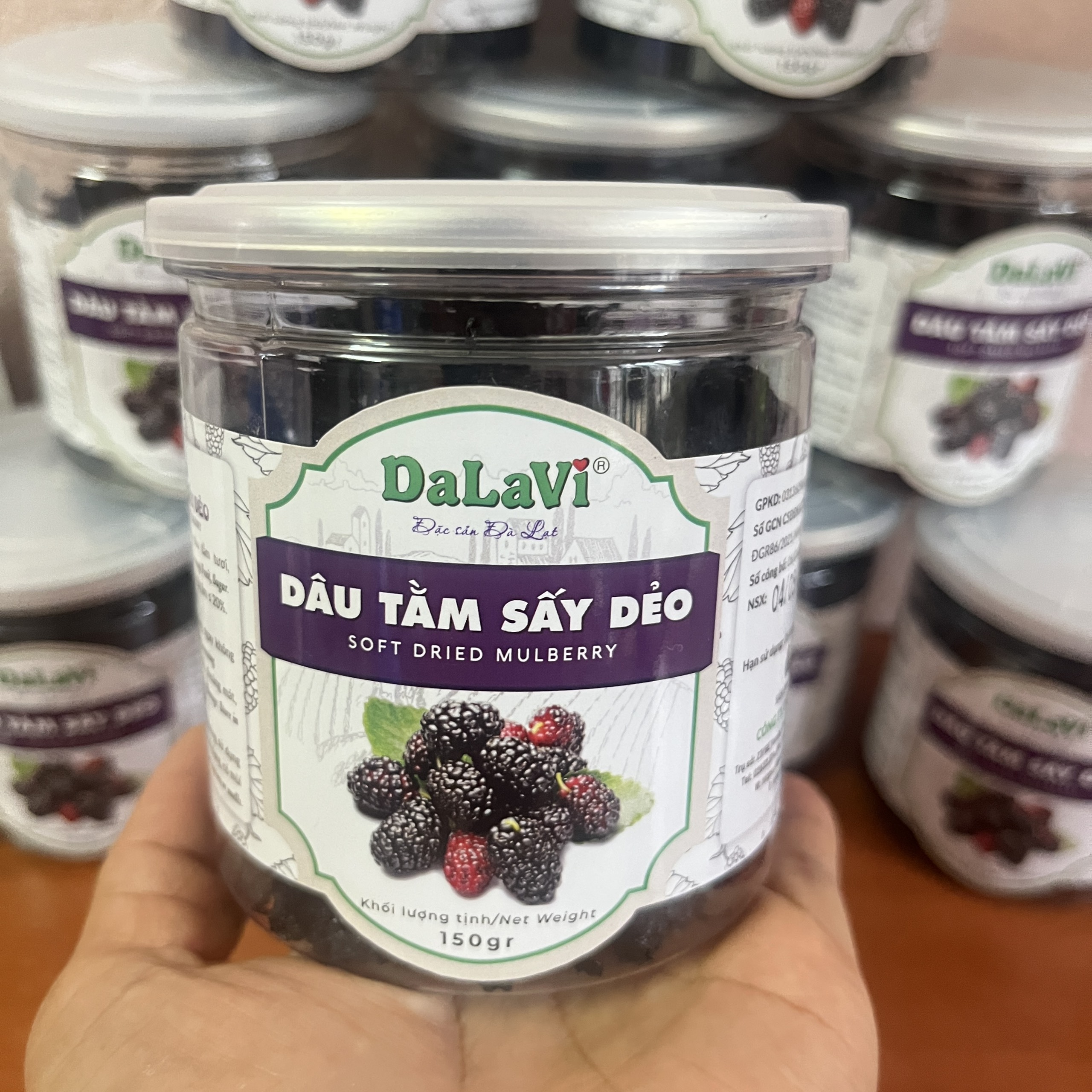 Dâu tằm Đà Lạt sấy dẻo Dalavi 150gr