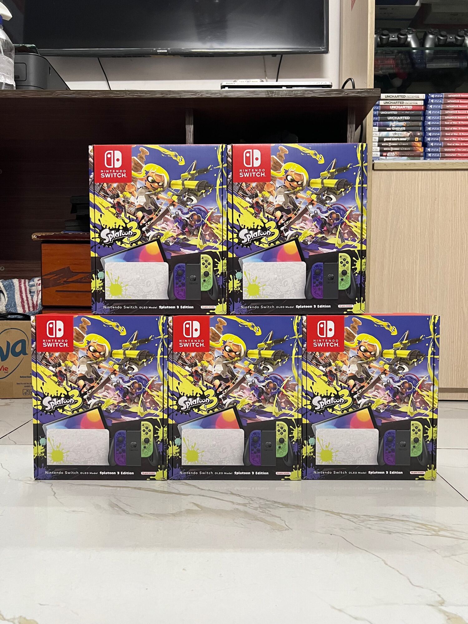 Máy Chơi Game Nintendo Switch OLED model - Splatoon 3 Edition