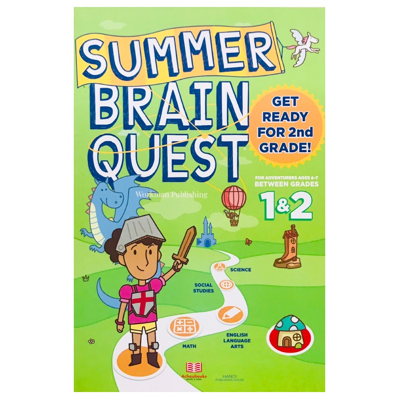 Summer Brain adventures Grade 1 & 2 -Asian educational getting book