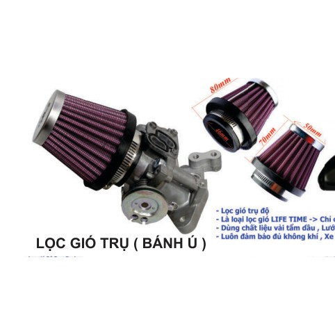 [HCM]Lọc gió bô E bánh ú trụ redleo