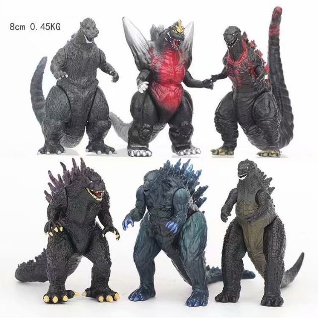 Set 6 mô hình khủng long Godzilla trong Godzilla Planet Of Monsters