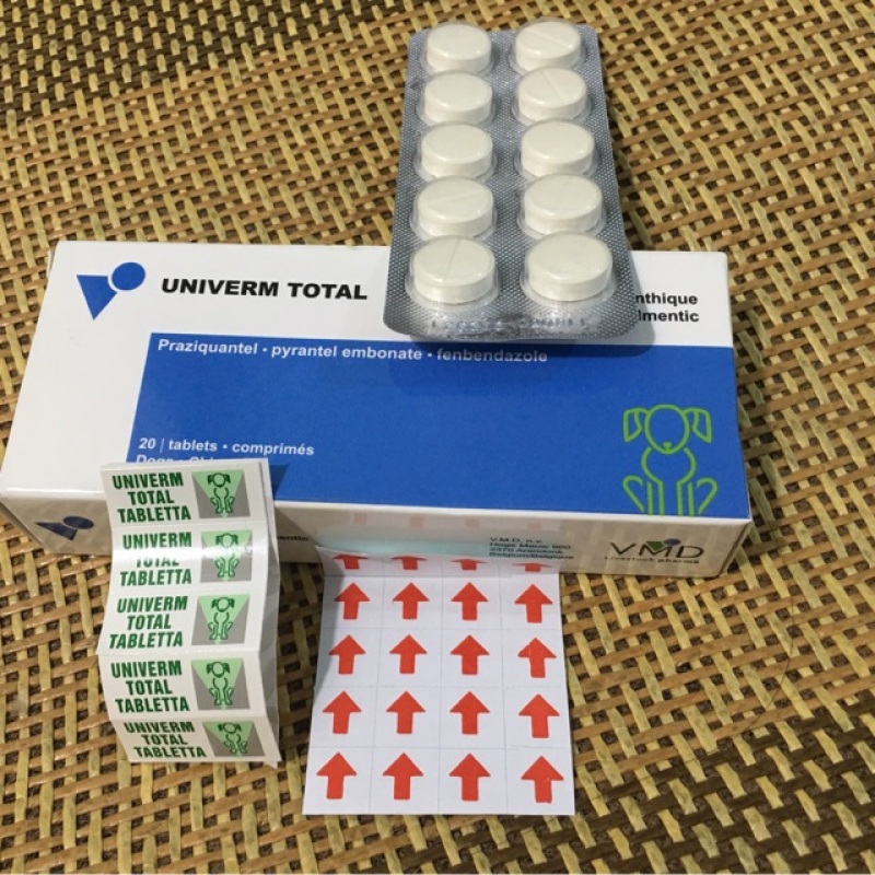 1 Viên Thuốc Tẩy Giun Univerm Total Tablet