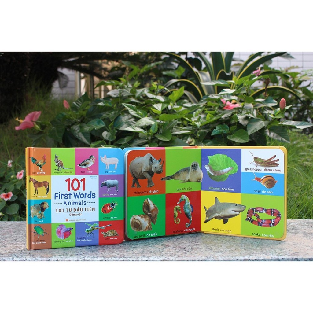 Sách 101 First Words - Animals (101 Từ Đầu Tiên - Động Vật)