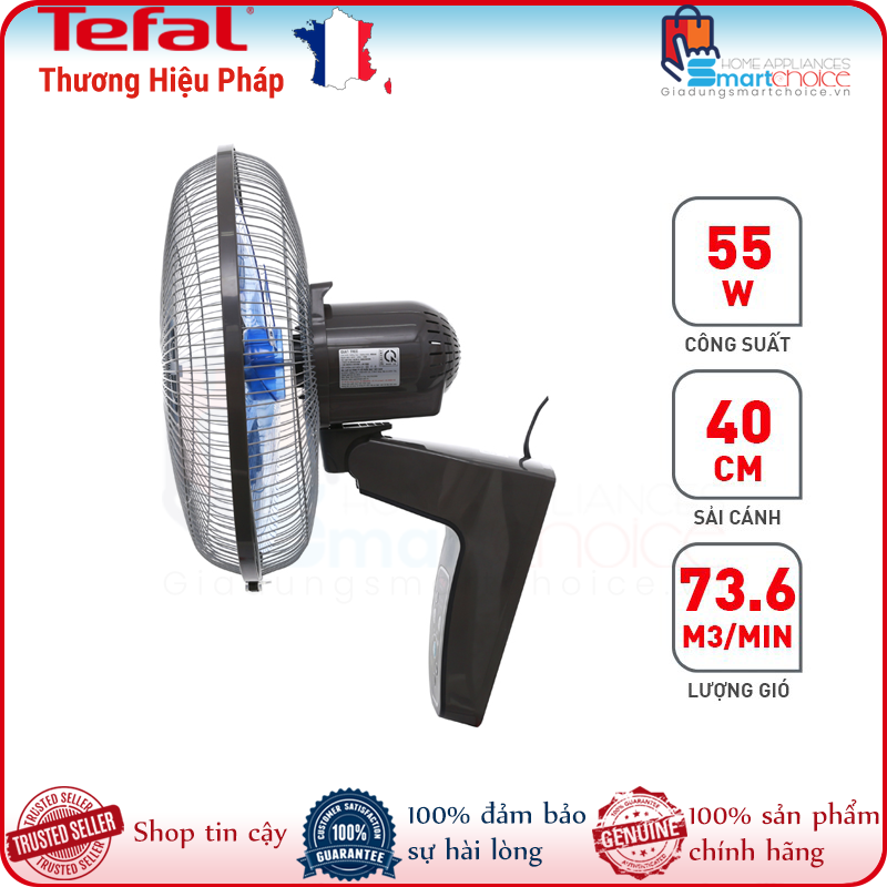 Quạt treo Tefal - VF3639-71 - nâu