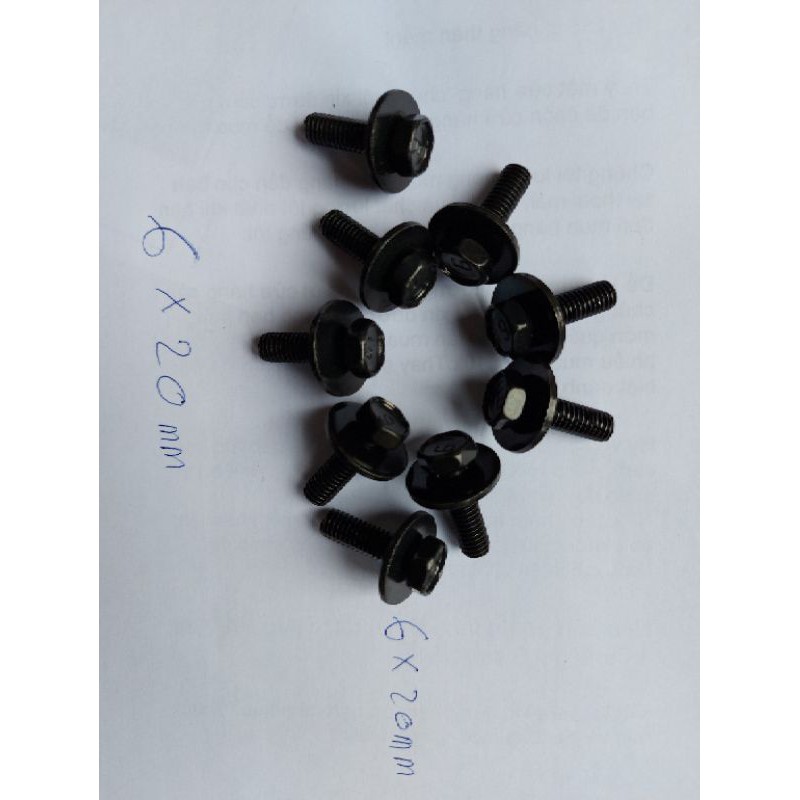 Ốc Ren 6Mm × 20Mm