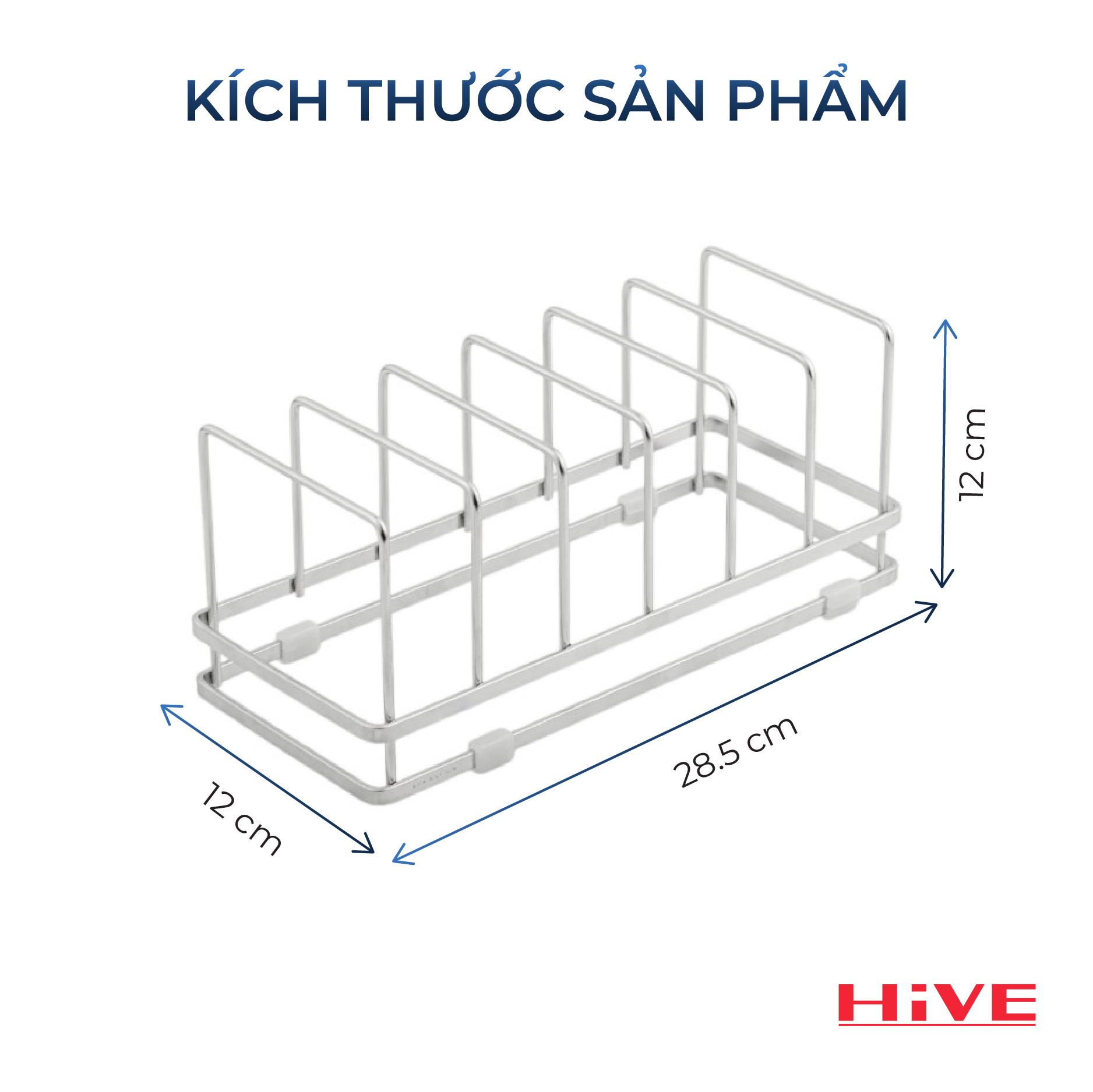 Gía úp đĩa đa năng HIVE Inox Cao Cấp