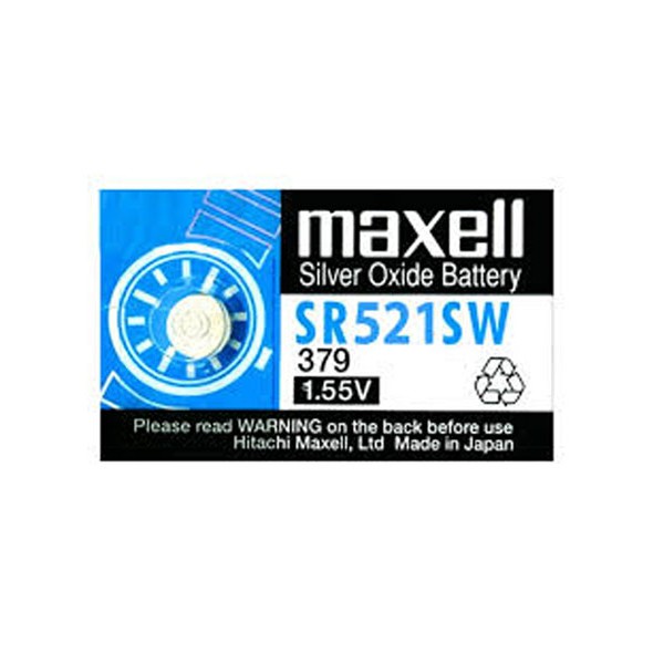 Pin nhật Maxell SR521SW SR521 521 379 chính hãng Japan vỉ 1 viên