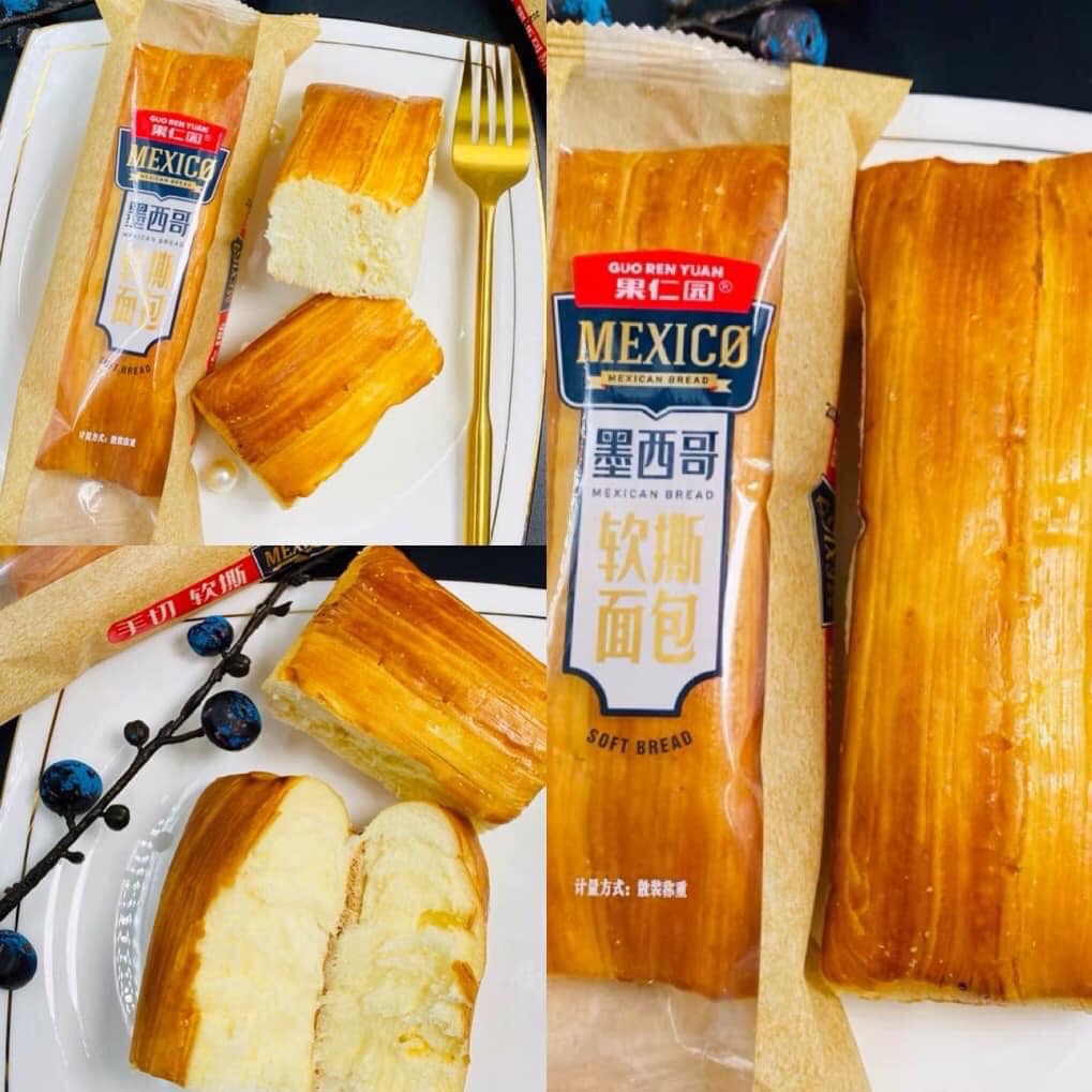 [ Sẵn hàng ] Combo 2000g (1 thùng ) BÁNH MÌ MEXICO siêu ngon