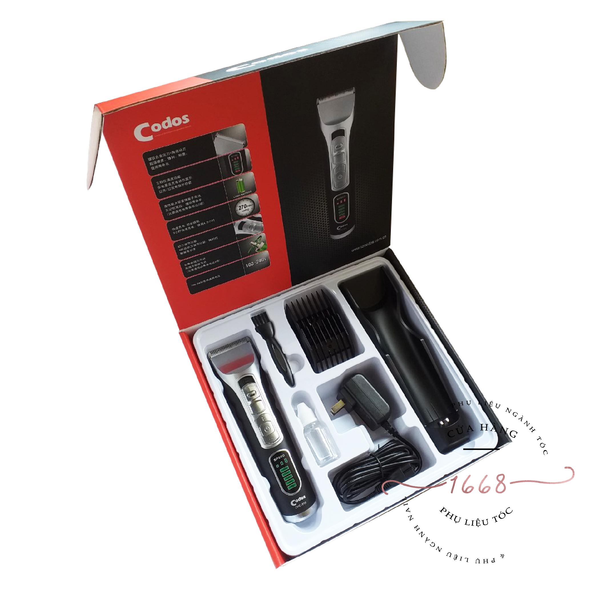 Tông đơ cắt tóc Codos CHC-918 Chuyên Dụng Cho Salon Tóc