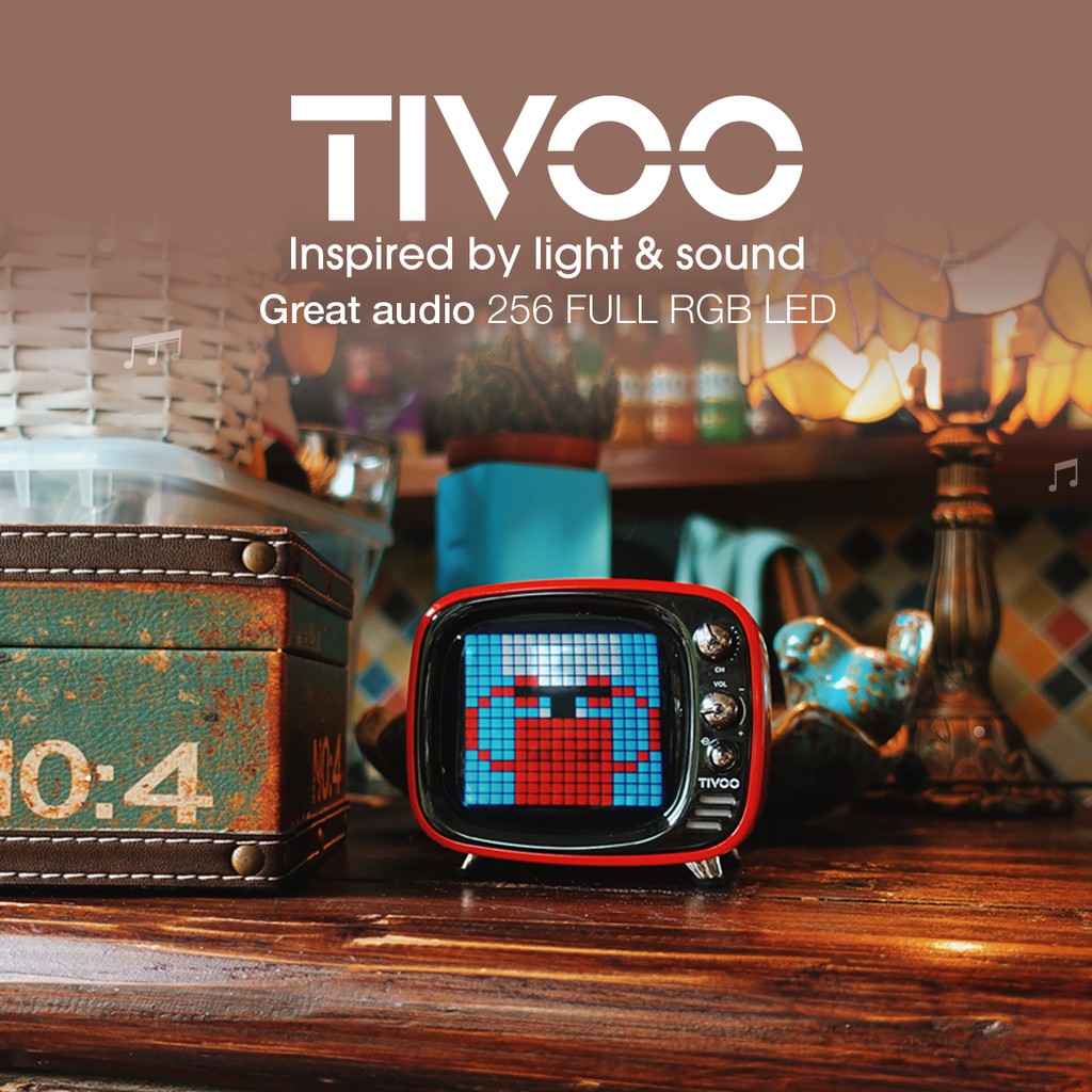Loa Bluetooth Divoom TIVOO 6W - Dâu Đen Store